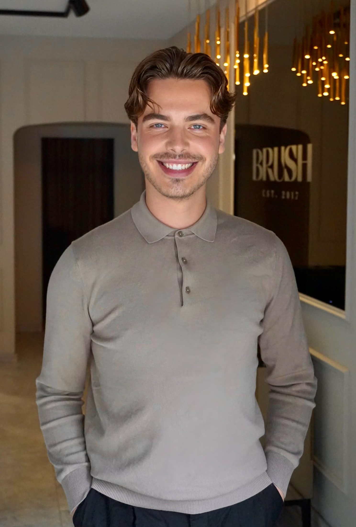 Justin, co-founder en colour specialist bij BRUSH