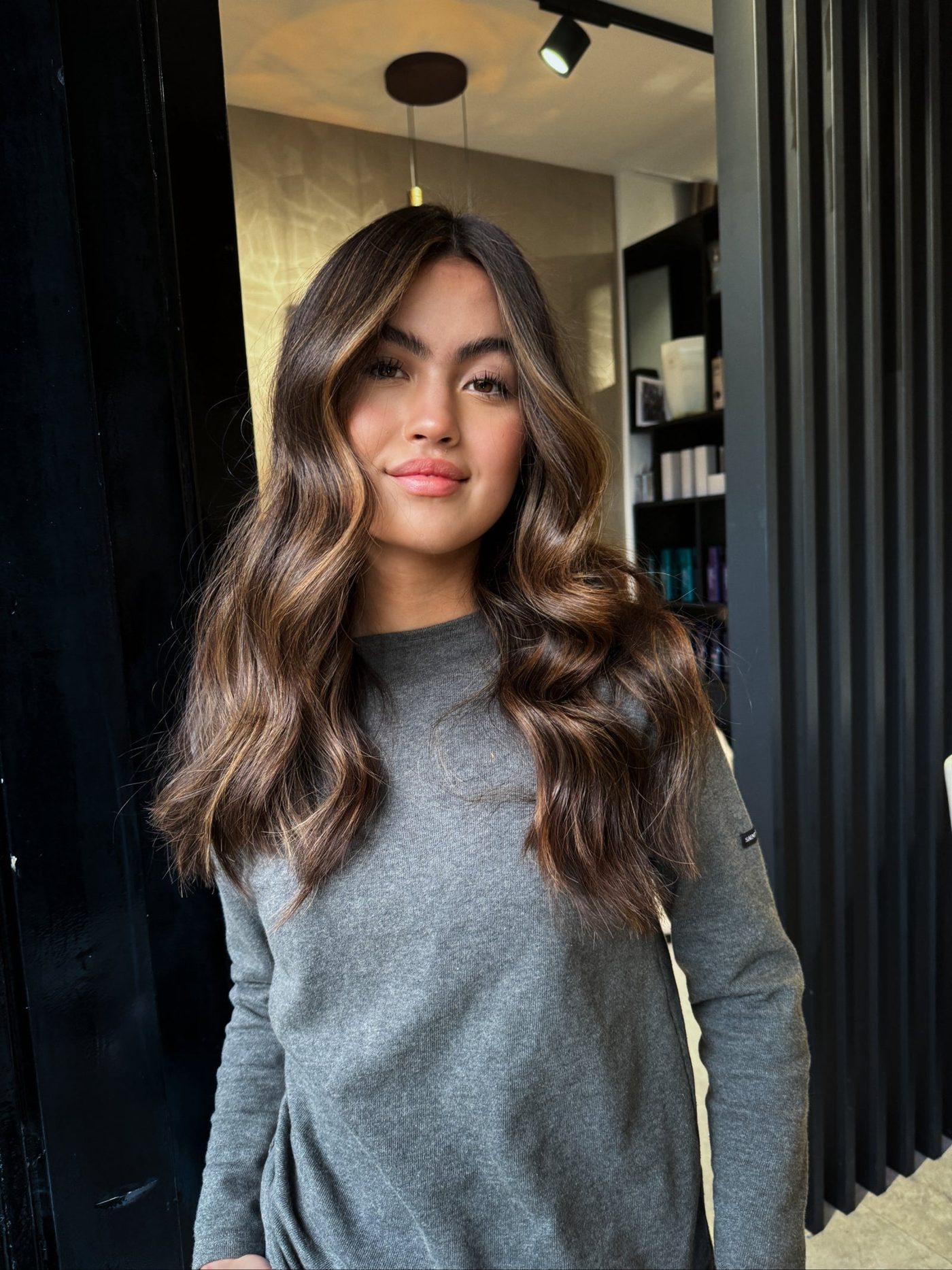 Balayage chocolade goud